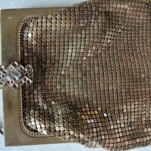 Vintage gold metal bag